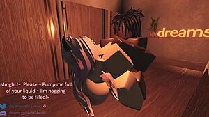 Bakery worker slammed hard in rough POV doggystyle action