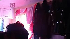 Sucking deep load from canadian slut in intense blowjob