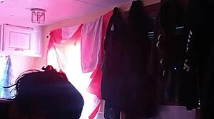 Sucking deep load from canadian slut in intense blowjob