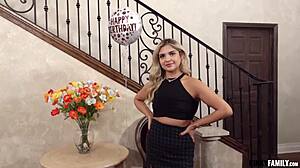 kinky family fun, stepdaughter carter cavelli licks and fucks hard! 😈