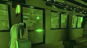 Bakery worker slammed hard in rough POV doggystyle action