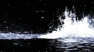 Supernatural Sexy Bikini Girl Swimming In The Pool.