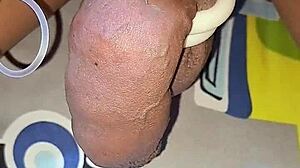 Hey, check this Myanmar gay dude with a monster cock saline injection