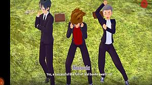 Emotional Journey in HG Devil Academy DXD Anime Porn Parody with Intense Blowjob Scenes