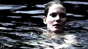 Supernatural Sexy Bikini Girl Swimming In The Pool.