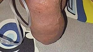 Hey, check this Myanmar gay dude with a monster cock saline injection