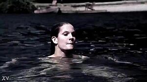 Supernatural Sexy Bikini Girl Swimming In The Pool.