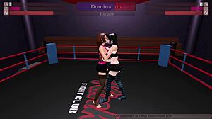 kinky fight club t1r28 - nagini battles julia hard