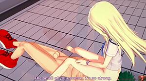 i fucked a petite blonde at the pool in koikatsu