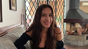 Busty Skinny 18Yo Blowjob Casting!