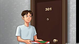 Did stepmom ride the pizza guy?