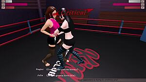 kinky fight club t1r28 - nagini battles julia hard