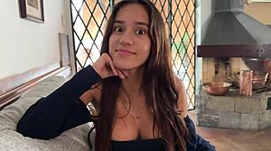 Busty Skinny 18Yo Blowjob Casting!