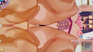 in koikatsu, mako-chan gets into a wild sex scene with big tits babe