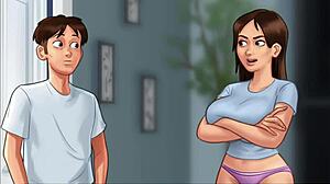 Summertime Saga 43: Big Tits And Monster Cock Erotic Action!