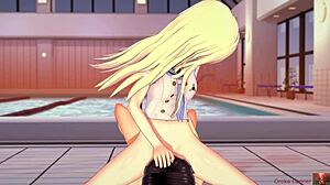 i fucked a petite blonde at the pool in koikatsu