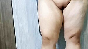 Shaved Pussy Tease by Chubby BBW Star