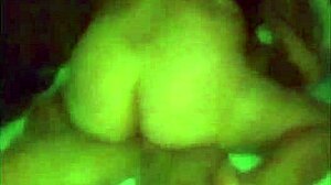 Amateur husband pounds wife deep and creampies her