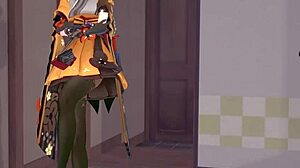 yo, check chiori giving a wild blowjob in genshin impact pov on sheer fantasyking3