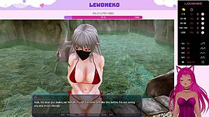 vtuber lewdneko dives into harem hotel part 27 with big tit femdom fun