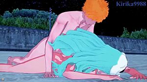 Nel Tu, Nelliel, Tier Harribel, Ichigo Kurosaki in wild Bleach hentai sex