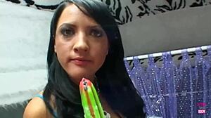 Super Lovely Brunette Gets Fucked in Van: Doggy, Missionary, Cowgirl with Blowjob and Deepthroat