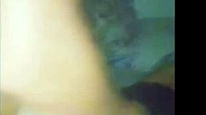 Amateur husband pounds wife deep and creampies her