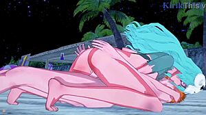 Nel Tu, Nelliel, Tier Harribel, Ichigo Kurosaki in wild Bleach hentai sex