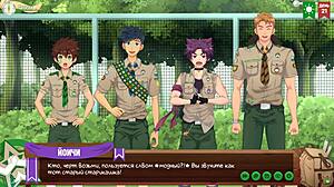 game friends camp episode 34 features permission from the scoutmaster with russian voiceover