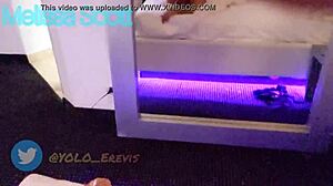 Latina Melissa Scott bent over for doggystyle with big ass.