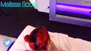 Latina Melissa Scott bent over for doggystyle with big ass.