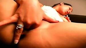 stretched out with toys for intense session