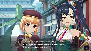 Magicami and Koihime Muso Collab in Wild Hentai Threesome Action