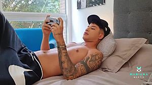 Voyeur Stepbrother Spies and Fills My Ass With Cum - Mariana Martix