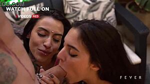 Trisal Enjoying Vacation Home With Mrpeachvelvet Lexi Mallet And Megan Devonne