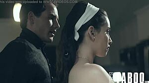 Aria lee models while getting blowjob and cumshot in future darkly