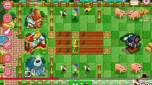 nutaku booty farm hentai game with redhead in ranch action