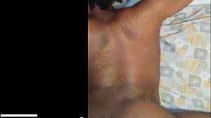 African girl in bent over position for doggystyle action