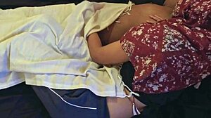 My horny Malaysian wife gets pounded hard in missionary on our homemade bedroom tape.