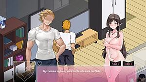 Hentai Game Ntraholic Screws Wife in Front of Husband