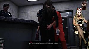 Prison Guard - Ep 1: Double Penetration in Wild Cartoon Action!