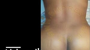 African girl in bent over position for doggystyle action