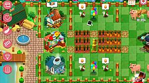 nutaku booty farm hentai game with redhead in ranch action