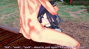 clorinde gets wild banging in 3d genshin impact fantasy scene