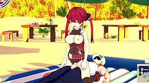 marine banging hard at the beach, so hot! 🔥