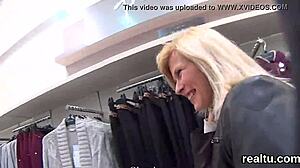 charming czech nympho tempted in mall, pounded hard in pov?