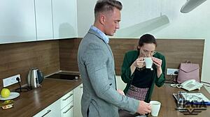 On vacation, I fucked my horny stepsister outside with anal and oral