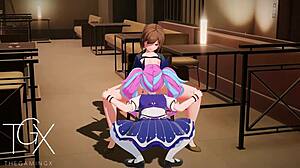 Anime Gaming Nobara in Futanari Jujutsu Hentai Yuri Action