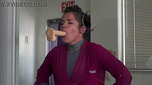 Take a Number: Suck a Dildo for Humiliating Housewife Service