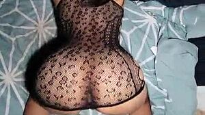 How does this petite morena have such a stunning backside?